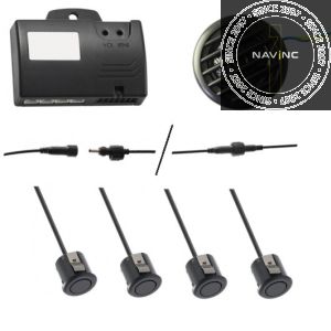 Parking sensors Basic FRONT - including 4 flat capsules with buzzer; 20mm