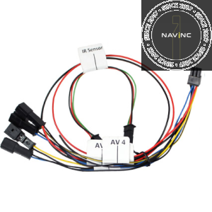 Power/AV cable kit CA-AMP-4AV (black)