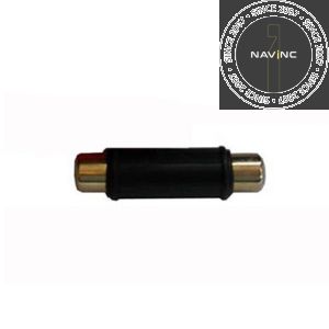 RCA cinch adapter black (female-female)