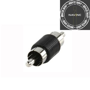 RCA cinch adapter black (male-male)