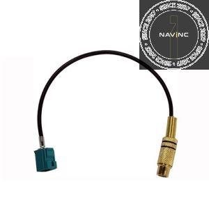 RCA cinch adapter female --> fakra green plug female