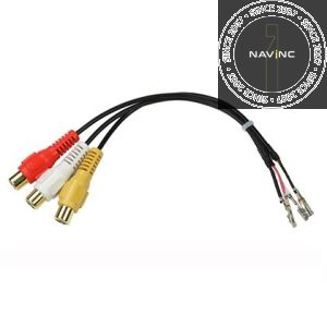 Rear Entertainment OUT adapter voor Land Rover MK3-4 systemen