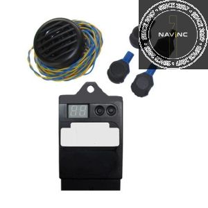 Rear Parking sensors Kit including 4 external flat capsules with buzzer (18mm)