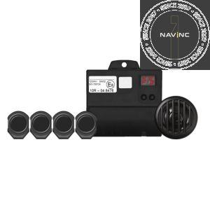 Rear Parking sensors Kit including 4 flat capsules with buzzer; 16/18mm