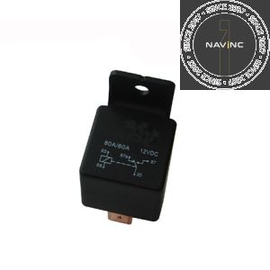 Relay 70/80 Ampere; 12V; 5-pins; Copper