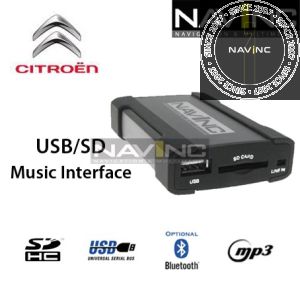 Toyota Aygo USB/SD iPod interface with 14-pins changer connection