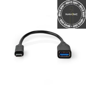USB-A female --> USB-C 3 male adapter