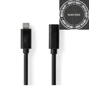 USB-C extension cable_2 meter_black (USB-C male to USB-C female)