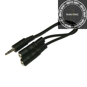 Y-kabeladapter mini jack