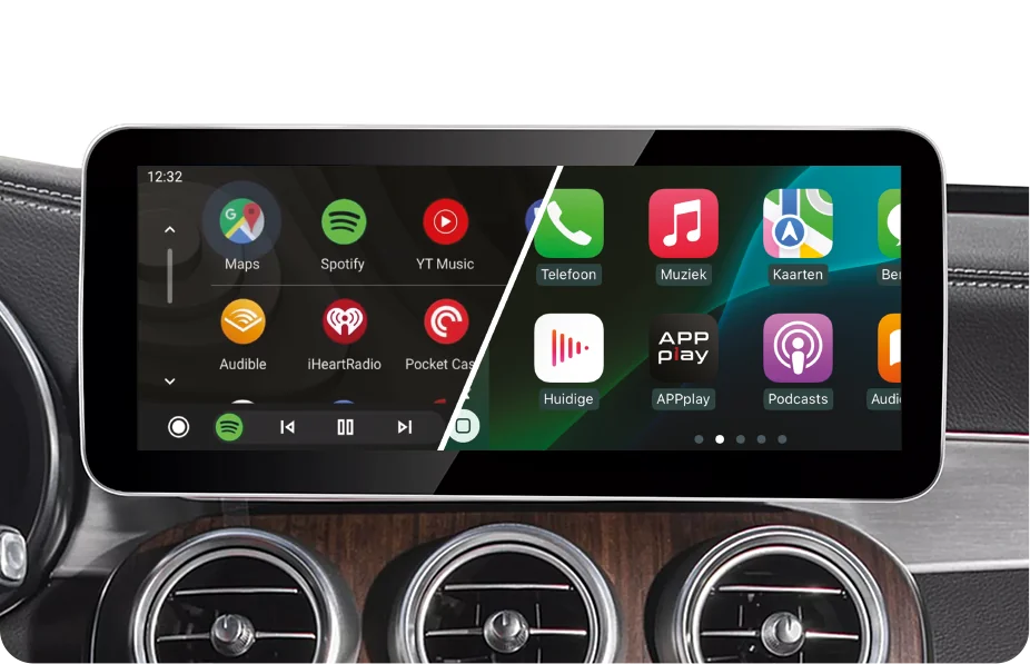 Wireless Apple CarPlay & Android Auto
